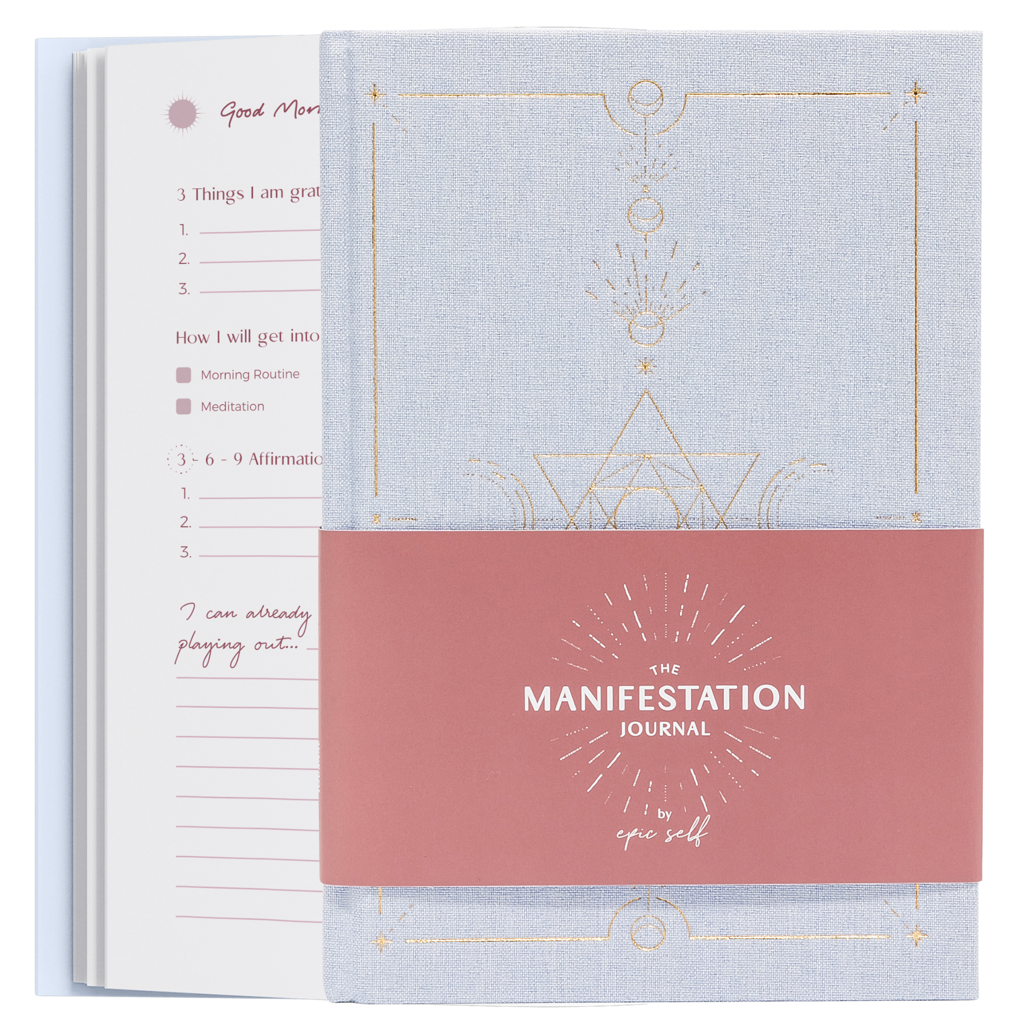 Manifestation Journal - Light Blue