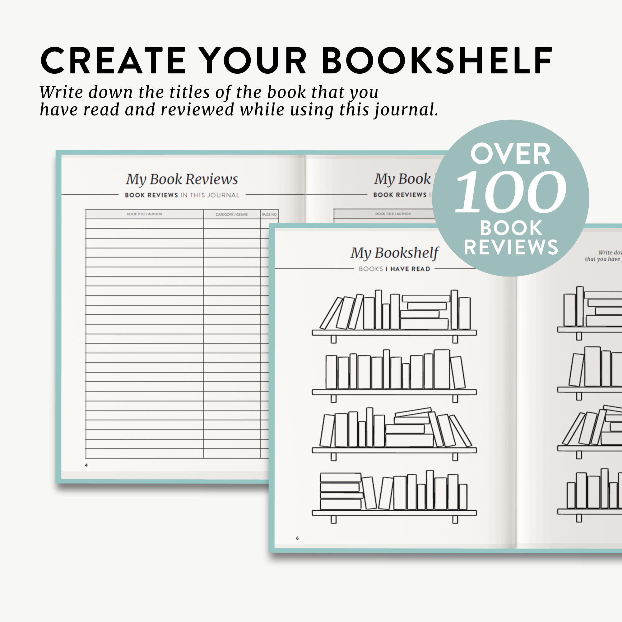 Reading Journal - Cyan
