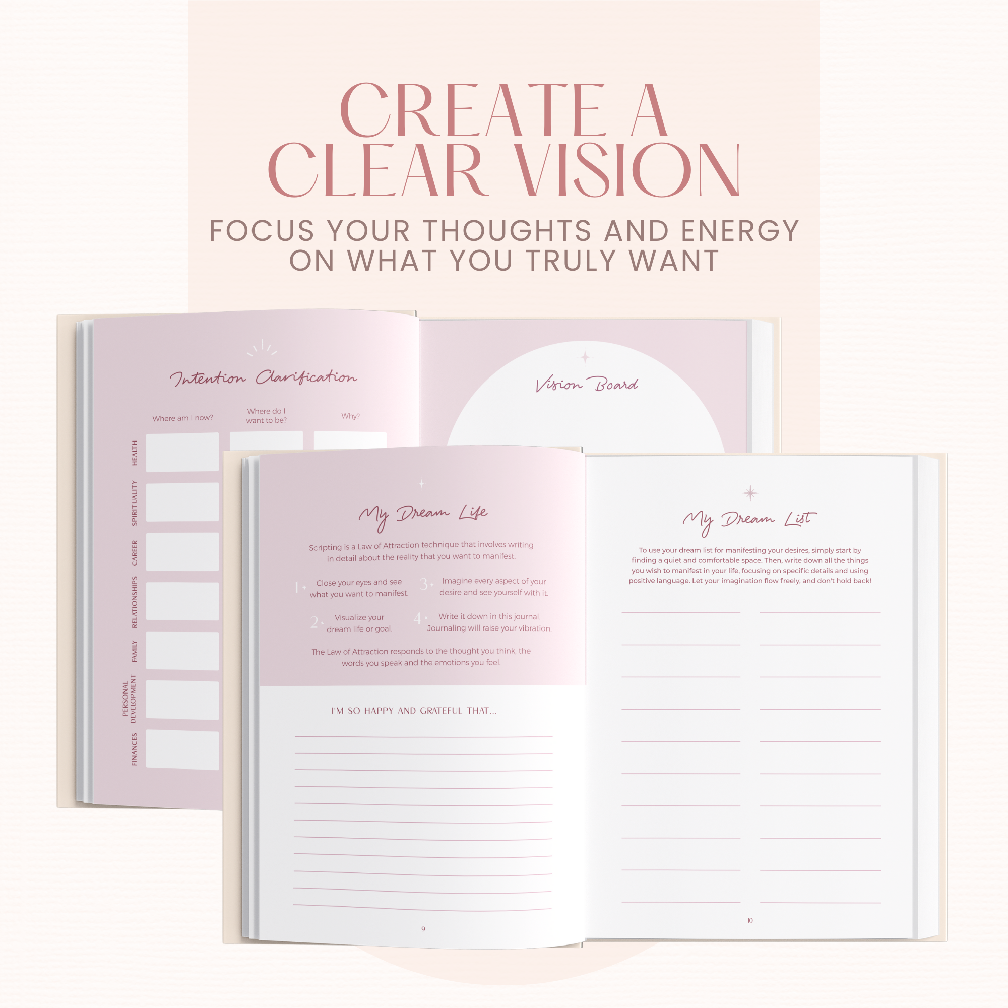 Manifestation Journal - Pink