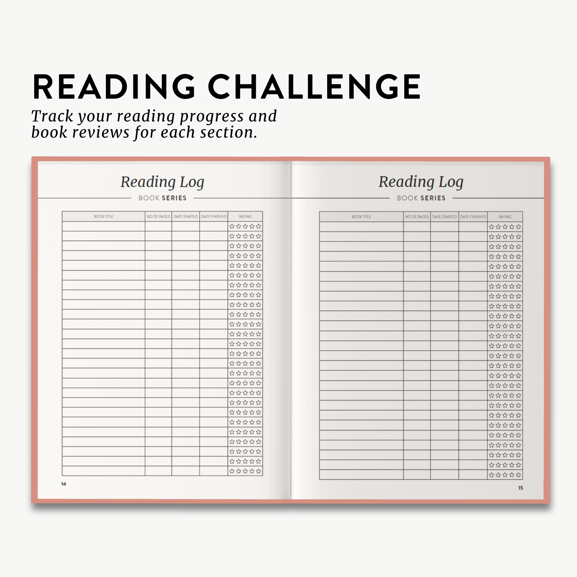 Reading Journal - Pink