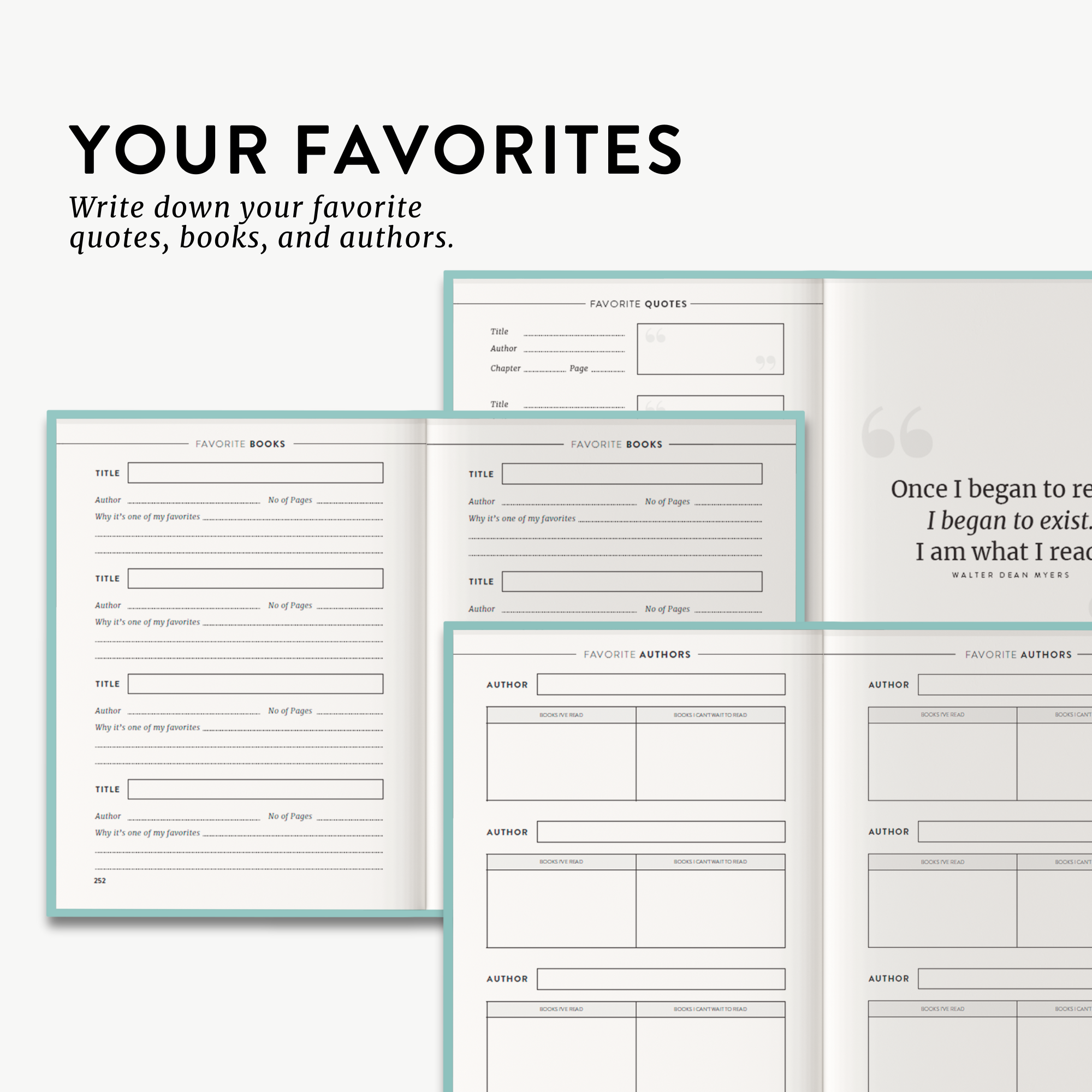 Reading Journal - Cyan