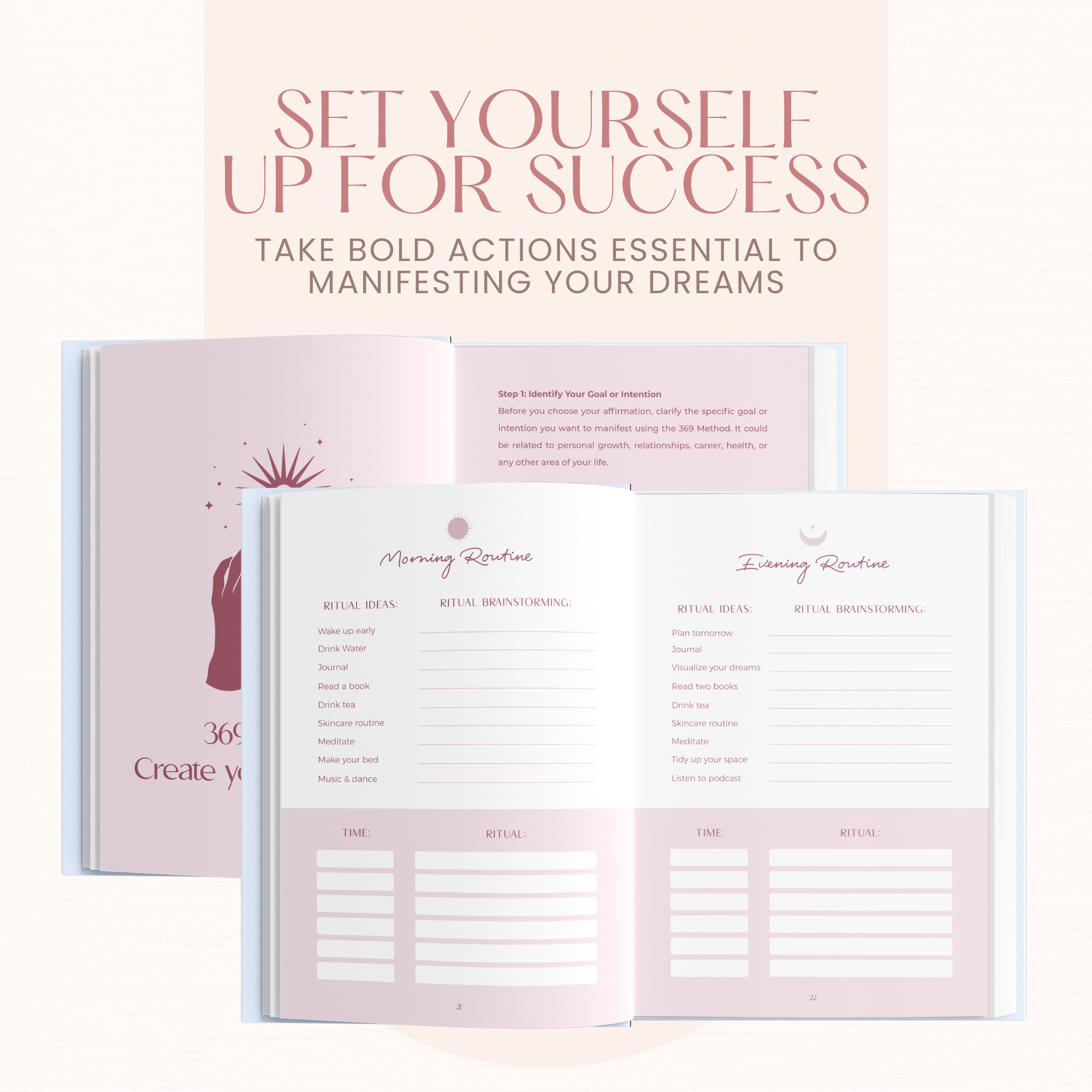 Manifestation Journal - Light Blue
