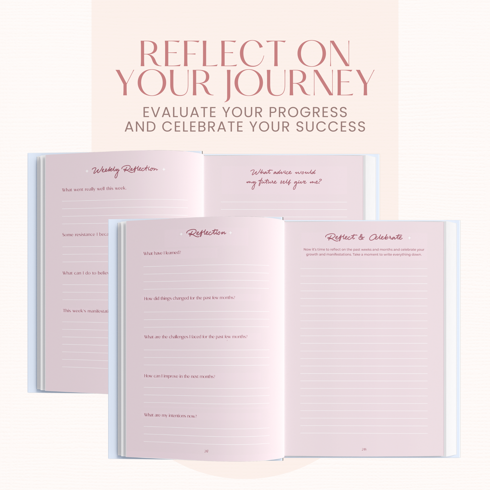 Manifestation Journal - Light Blue
