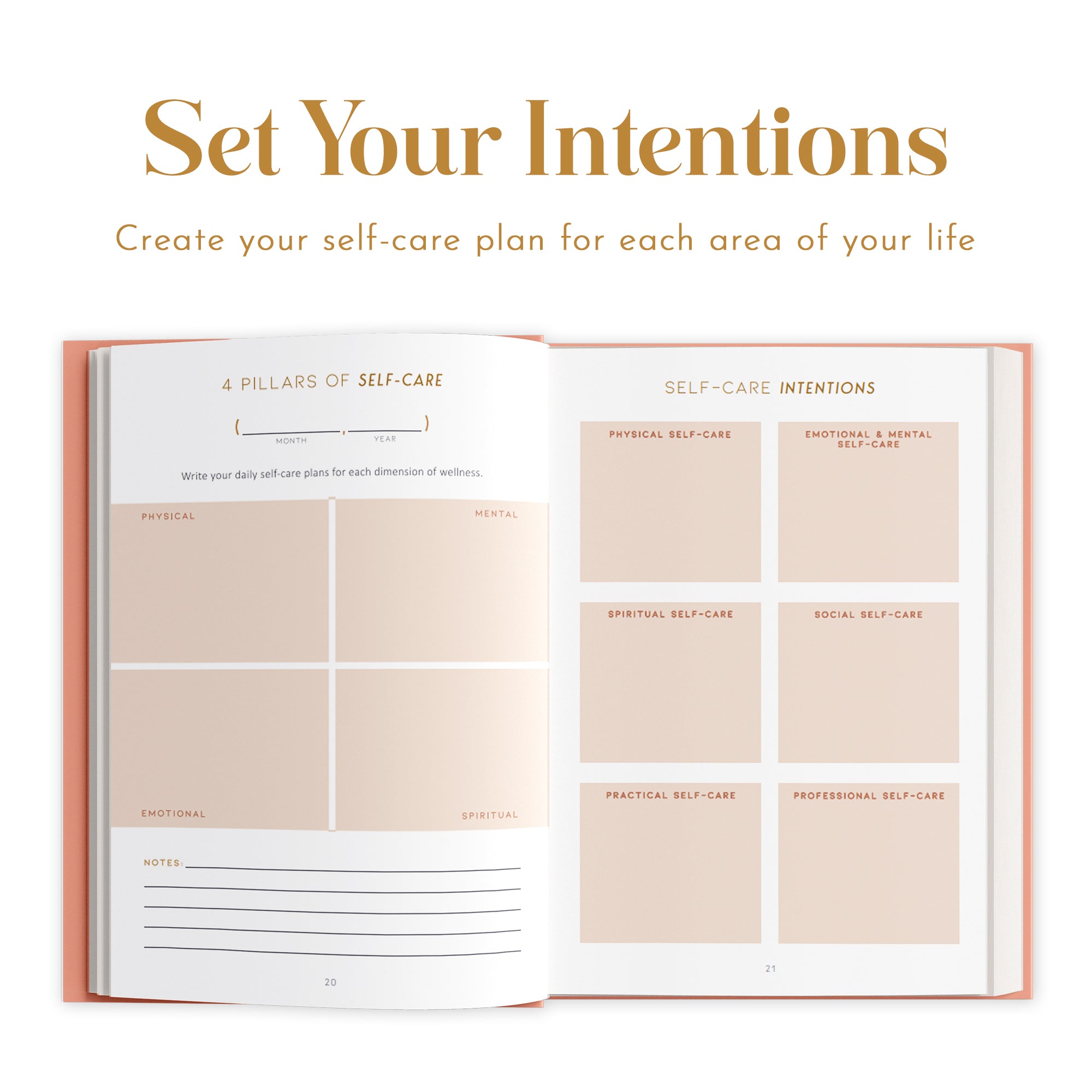 Self Care Planner - Pink