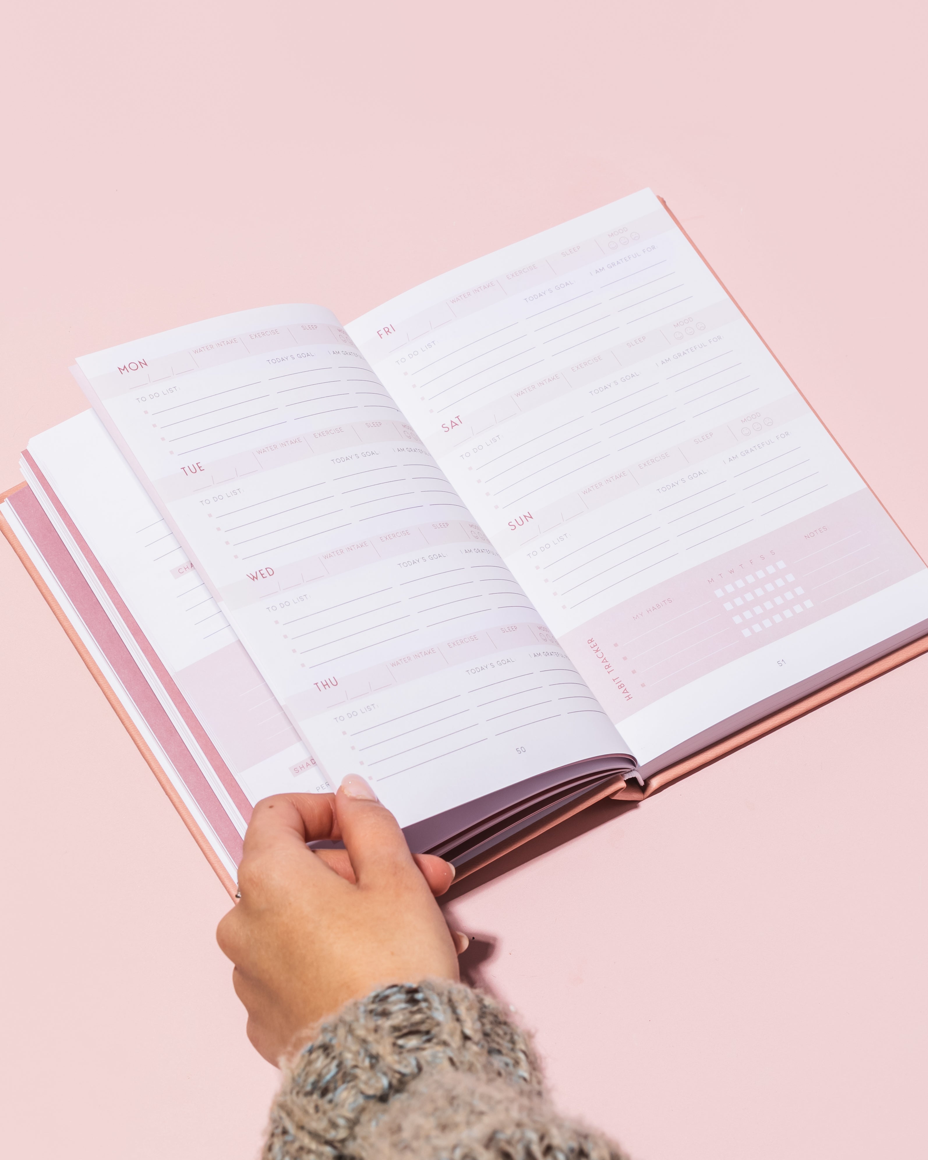 Self Care Planner - Pink