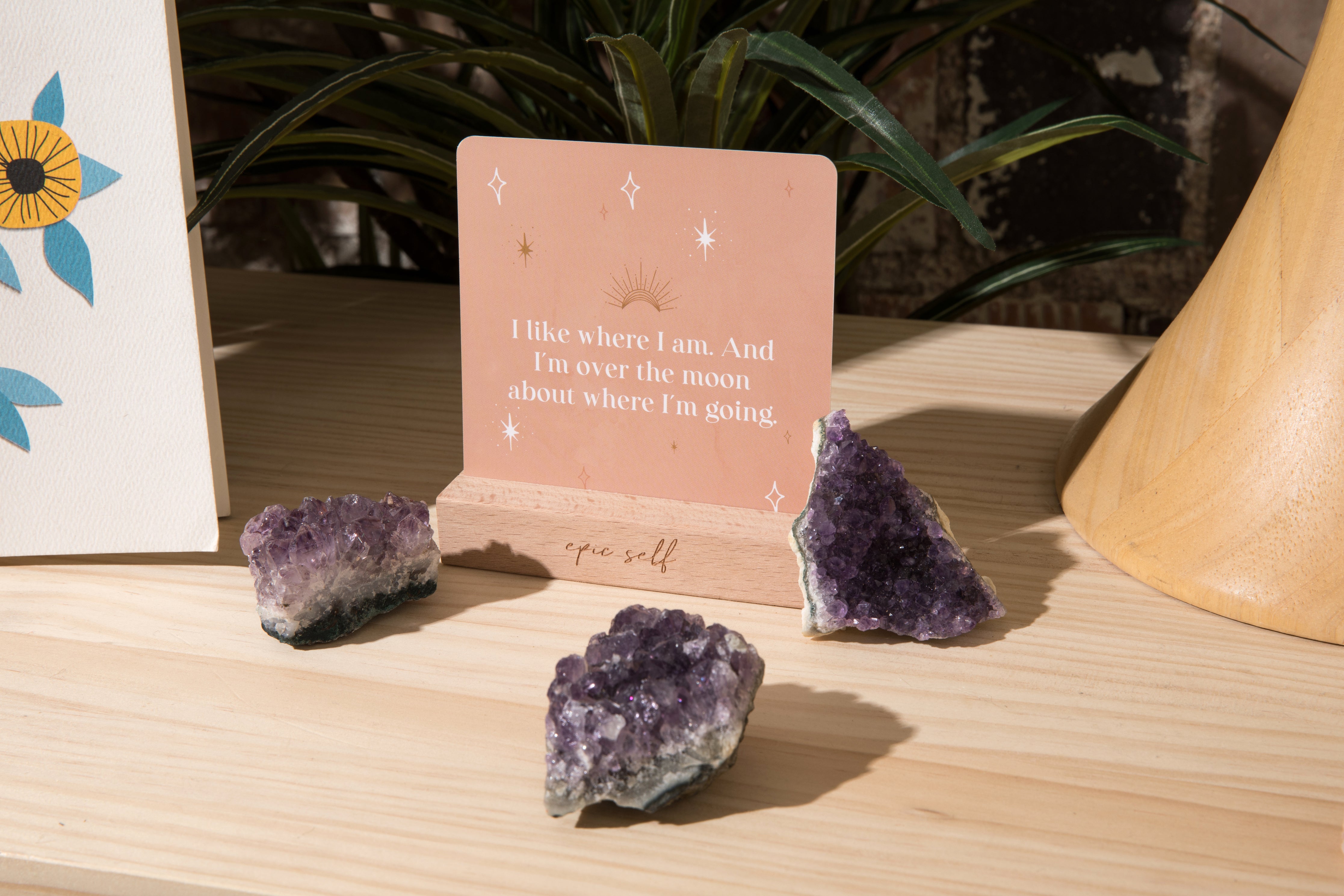 Positive Affirmation Cards - Beige