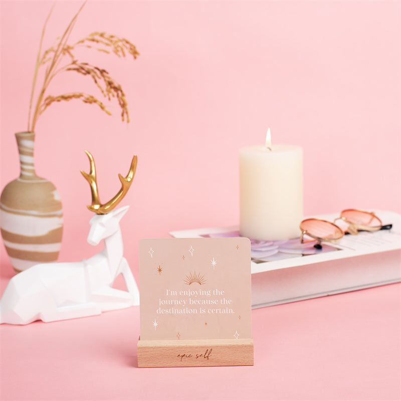 Positive Affirmation Cards - Beige