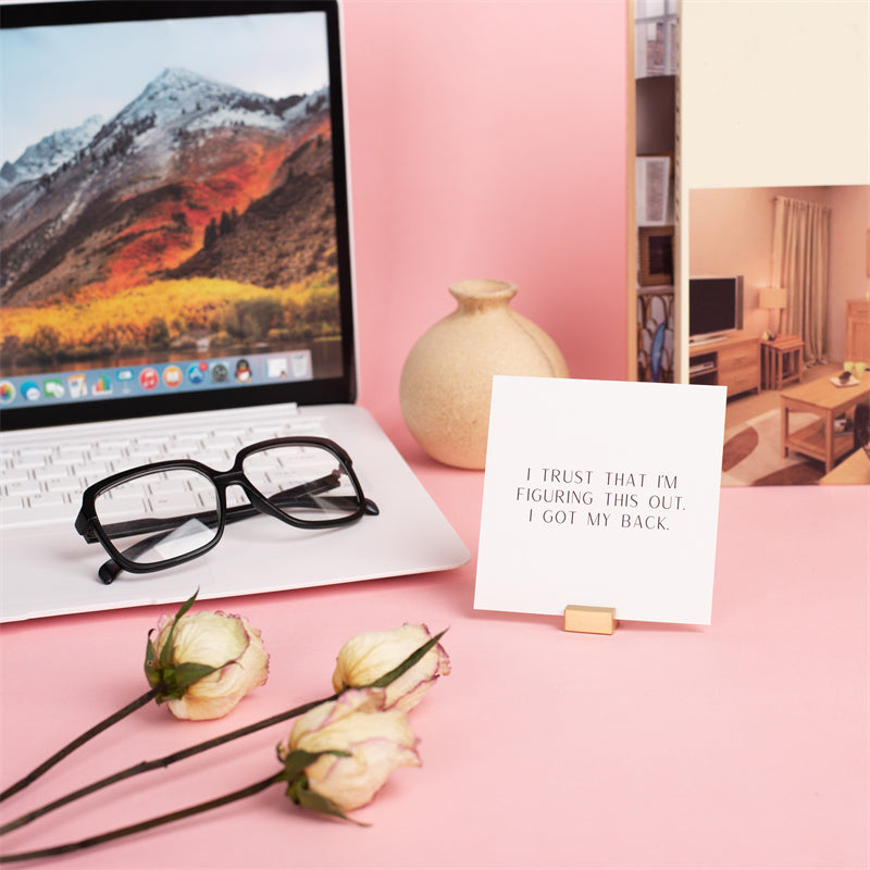 Positive Affirmation Cards - White