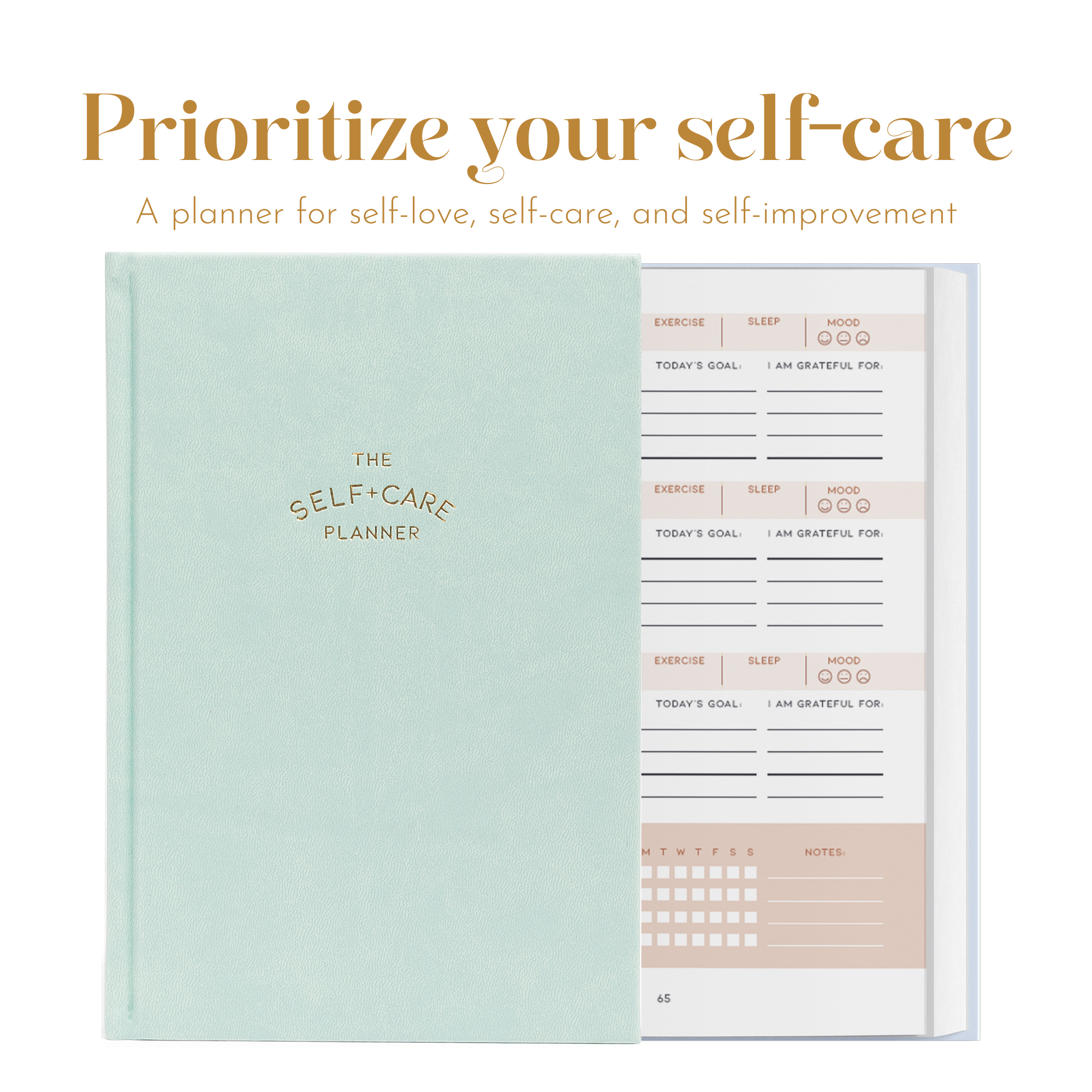 Self Care Planner - Cyan