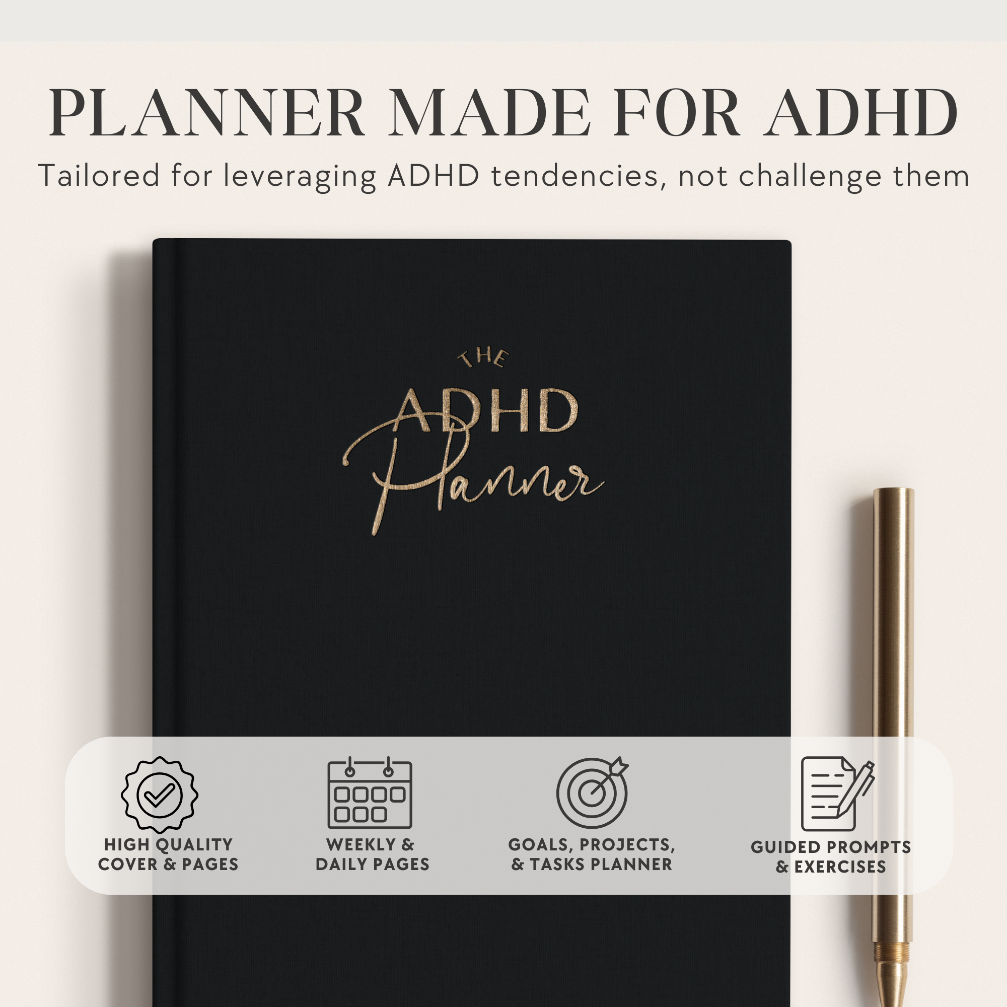 ADHD Planners - Black