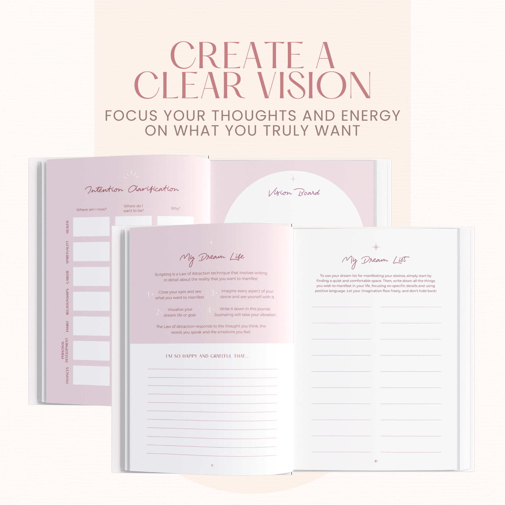 Manifestation Journal - White