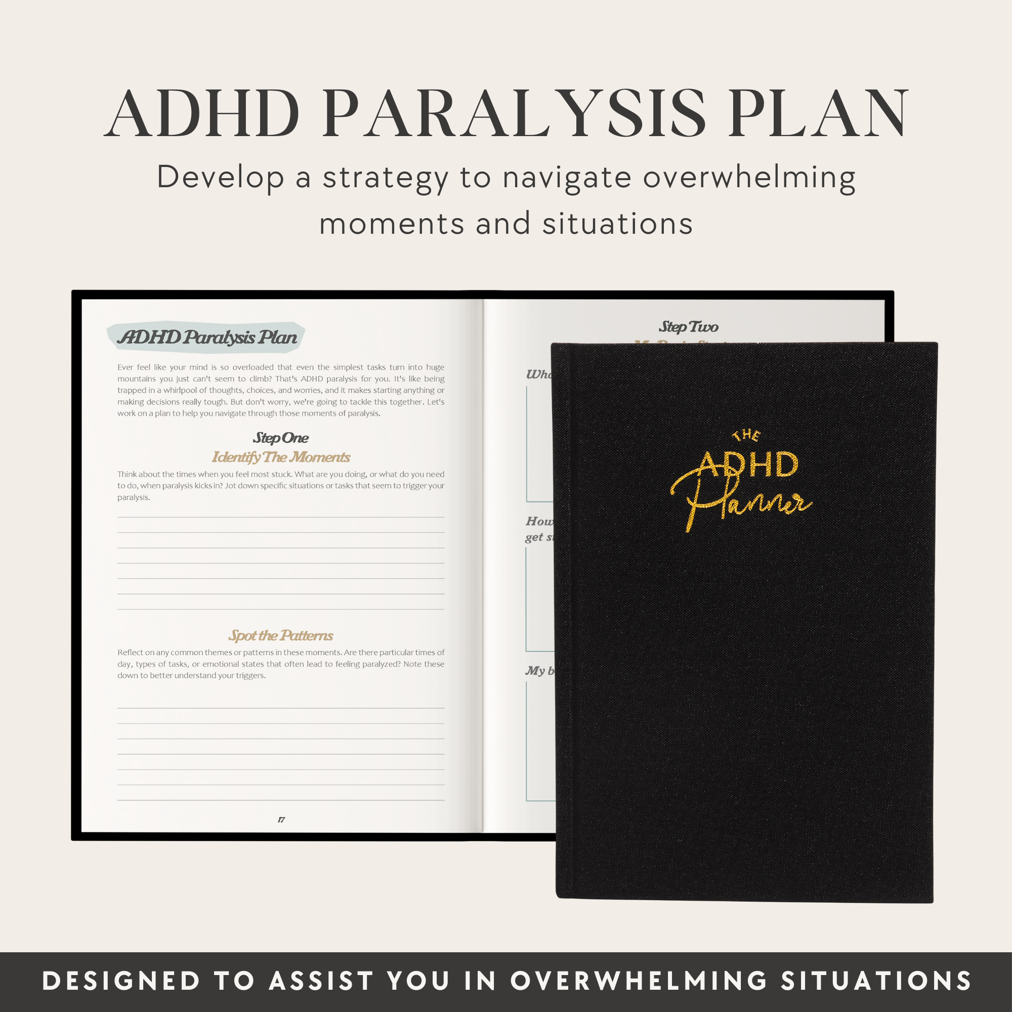 ADHD Planners - Black