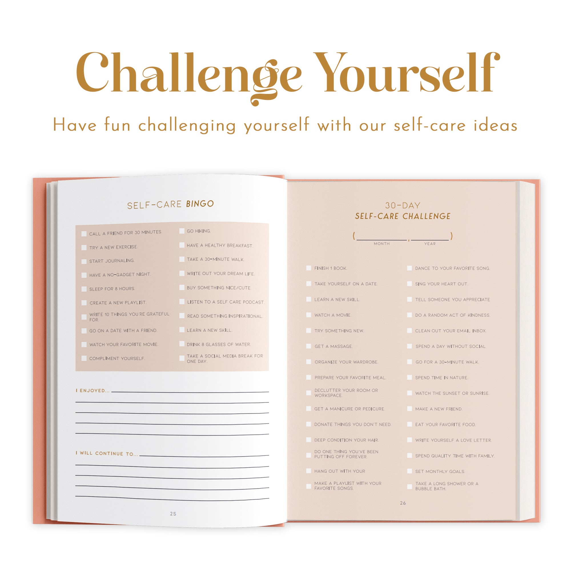 Self Care Planner - Pink