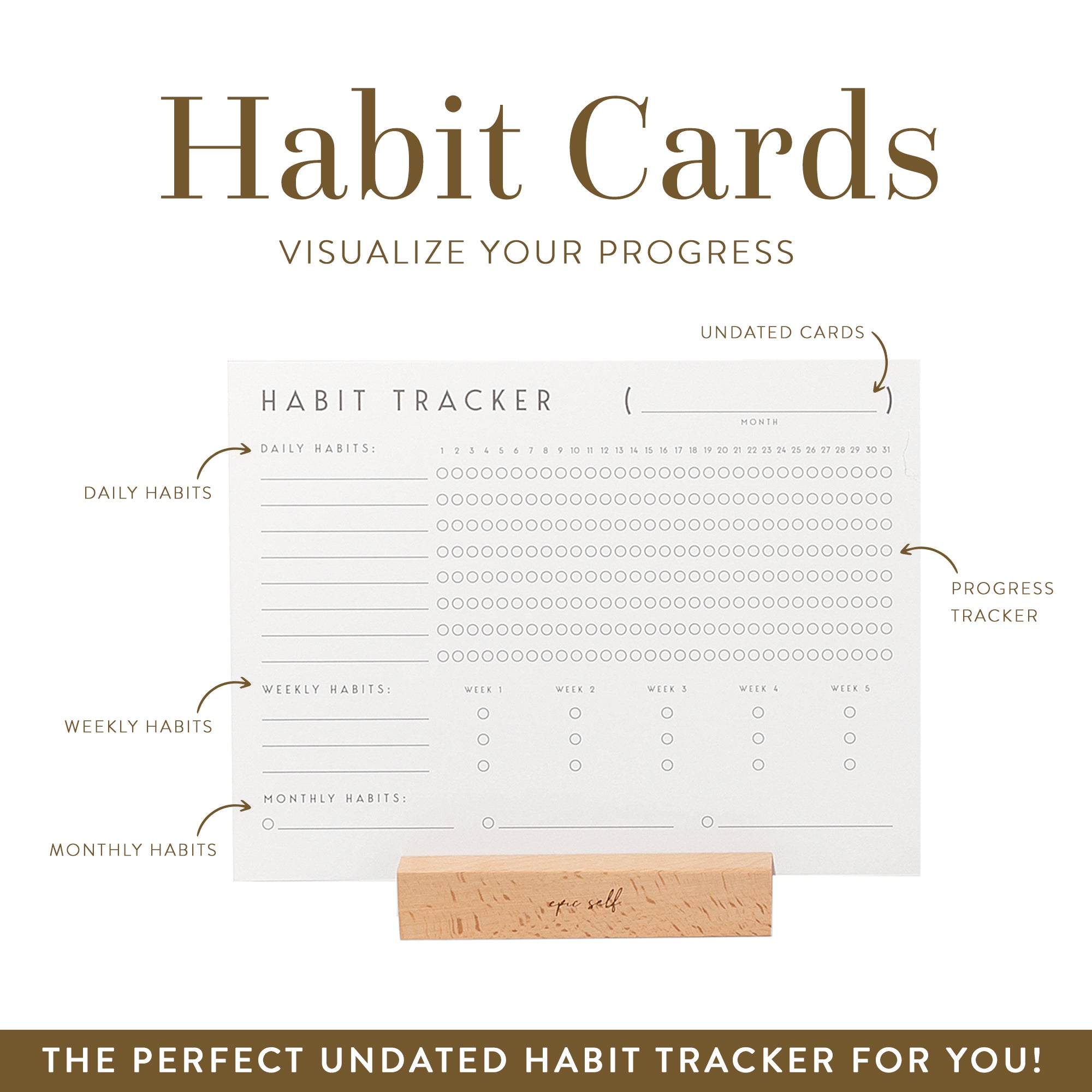 Habit Tracker Cards
