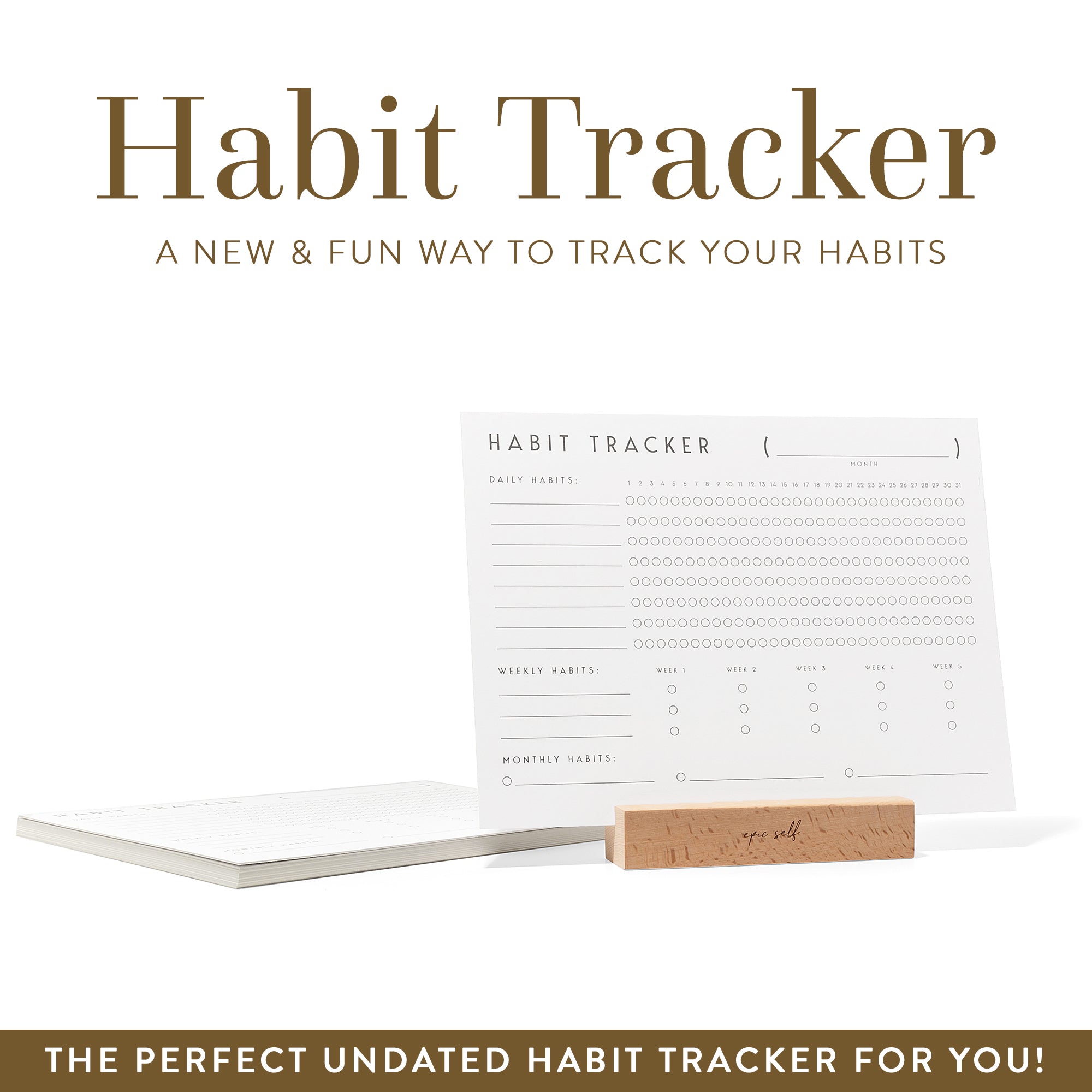 Habit Tracker Cards